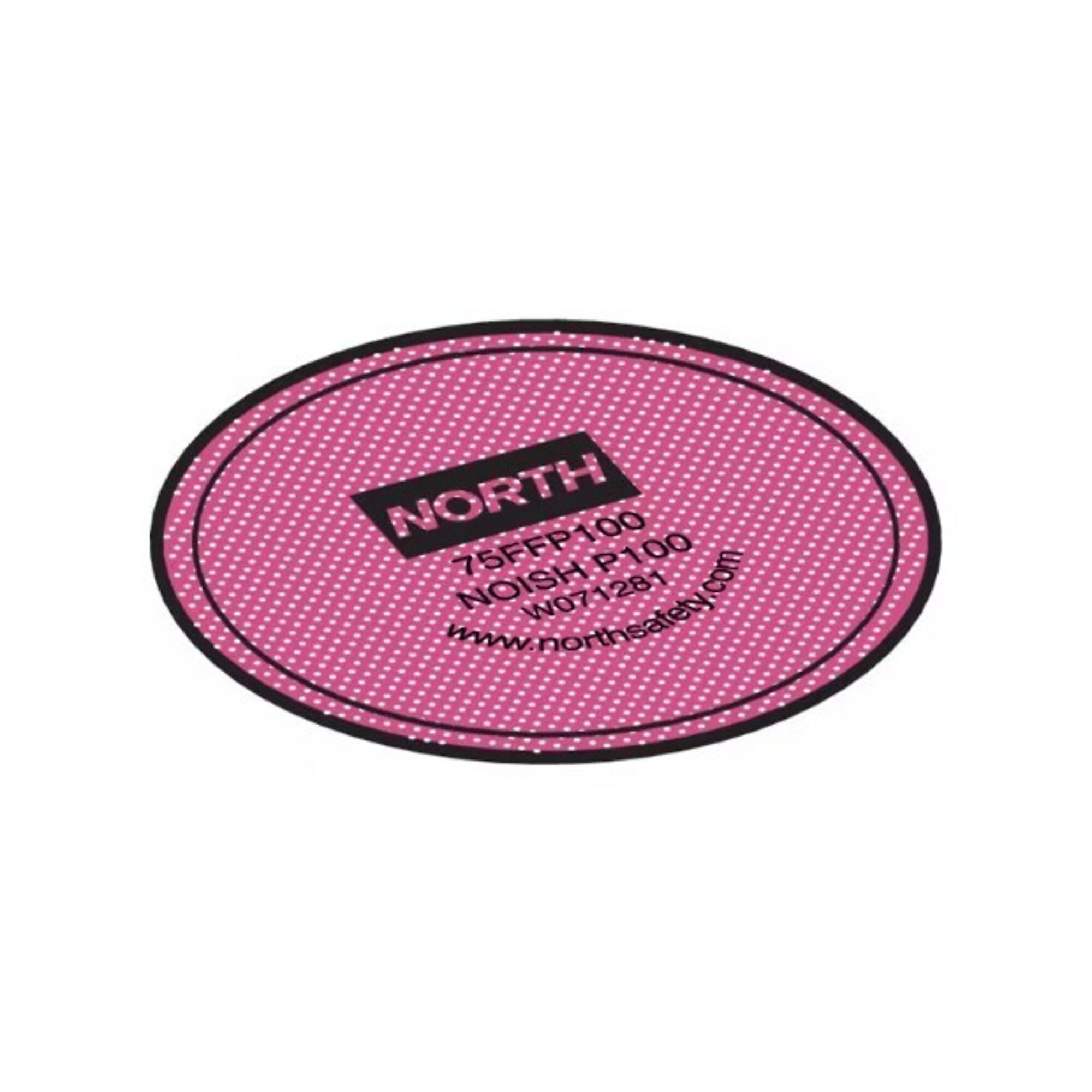 Honeywell North Safety, Respirator P100 Low Profile, Flexible Filter, Model# NOR75FFP100